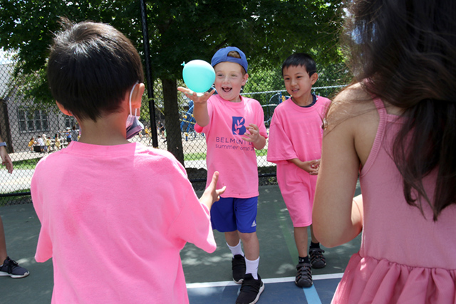 BDS Field Day 24 06.10.22Scoop B is for Belonging at Belmont Day logo art