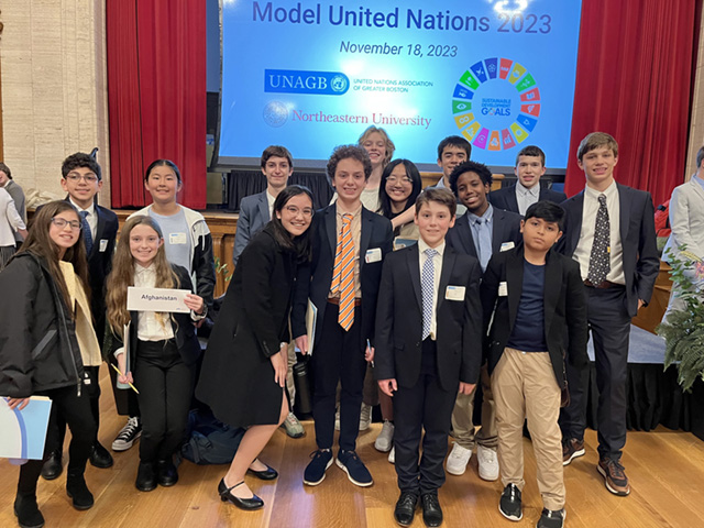 BDS Model UN Conference 11.20.23Scoop Student illustration of a car